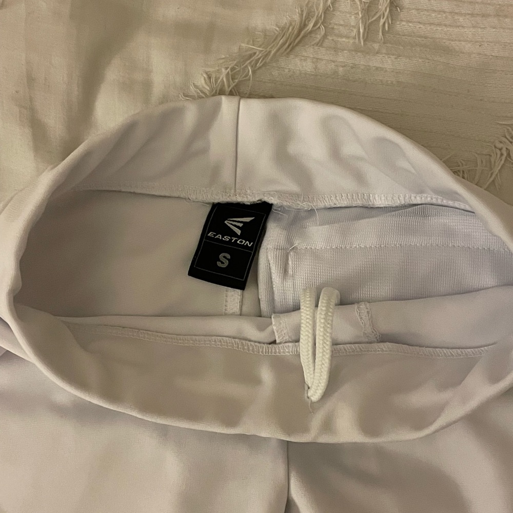 Juniors White Softball Pants Size Small